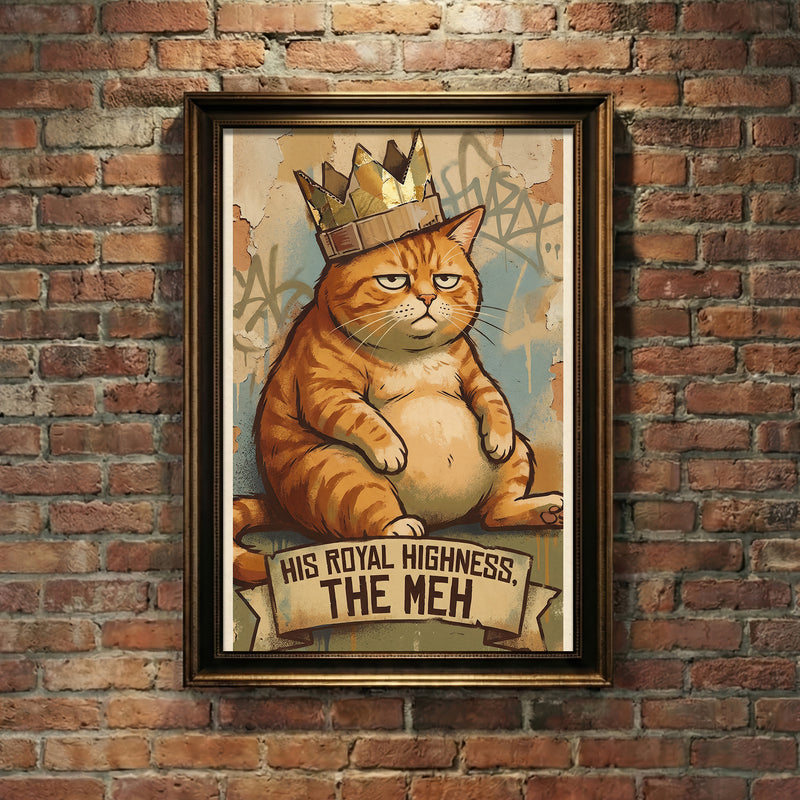 The "Royal Meh" Print | King of Apathy Edition