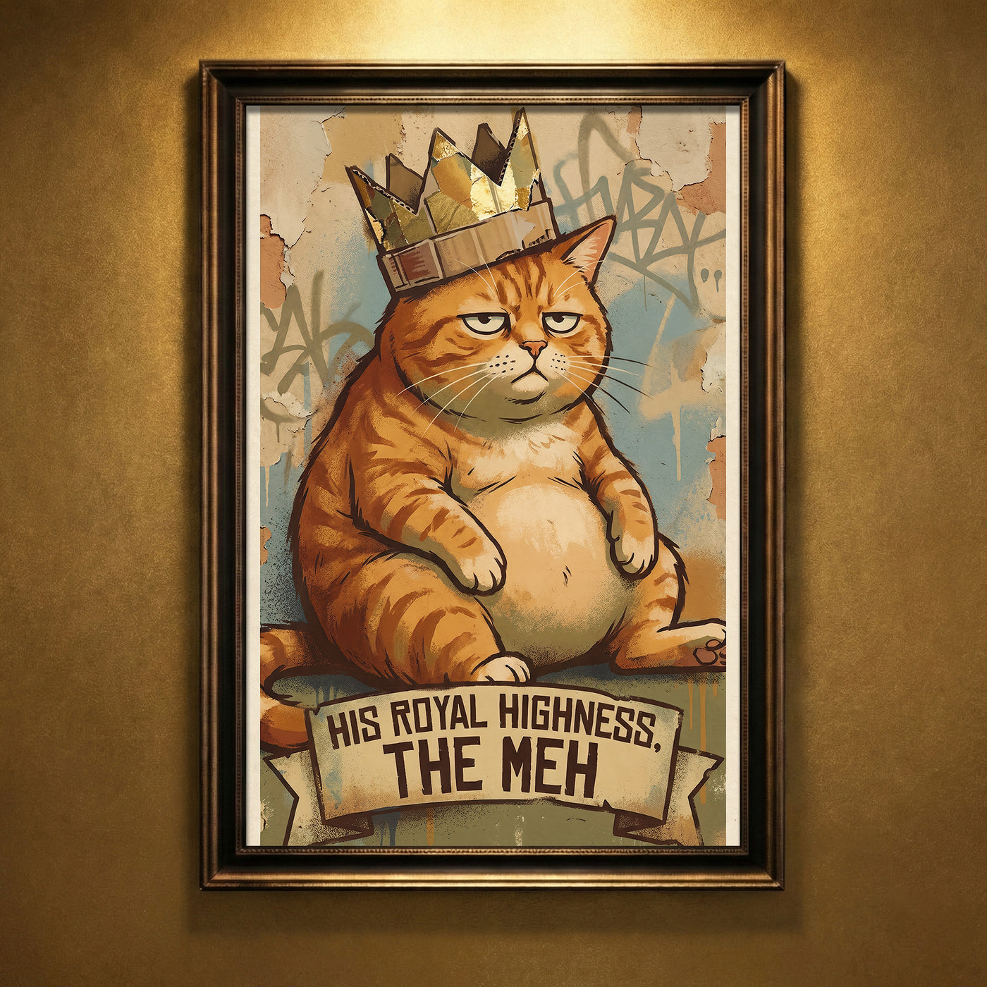 The "Royal Meh" Print | King of Apathy Edition