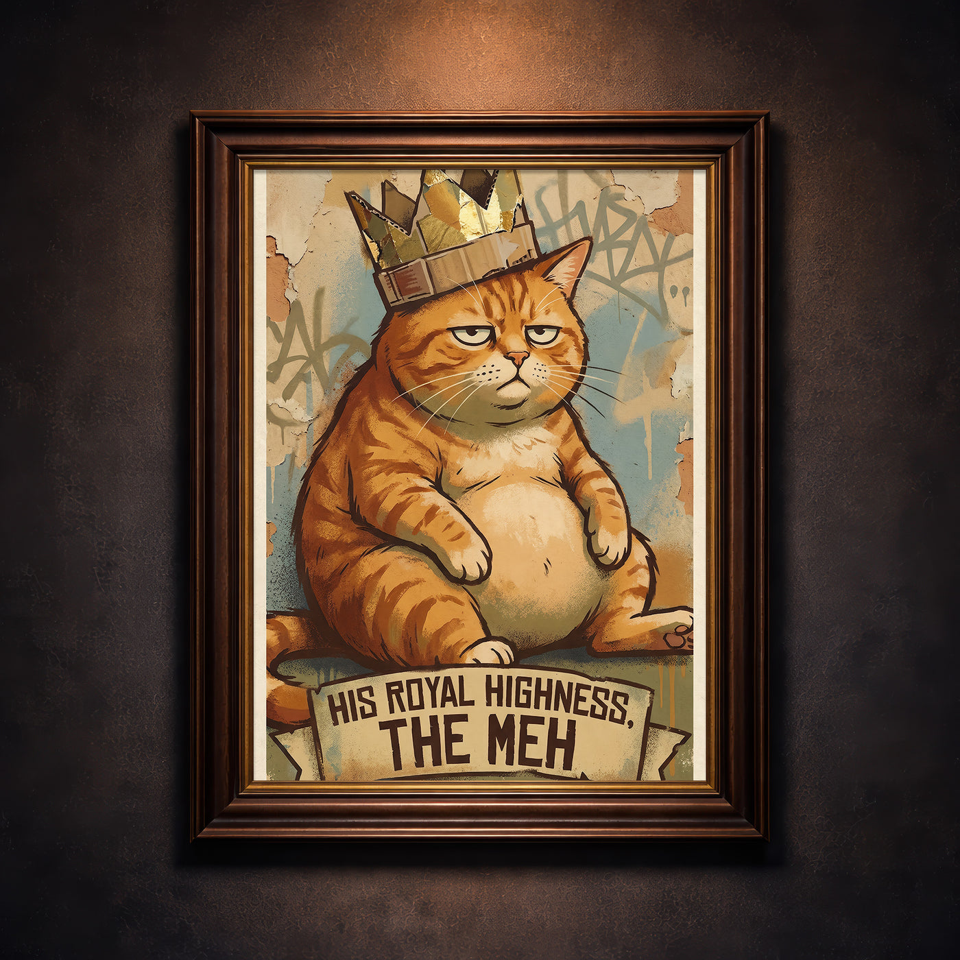 The "Royal Meh" Print | King of Apathy Edition