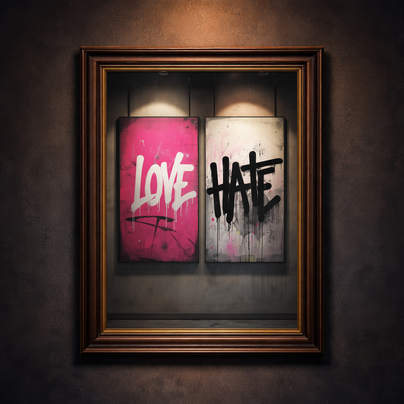 The "Fine Line" Diptych | The 'Pick a Side' Edition