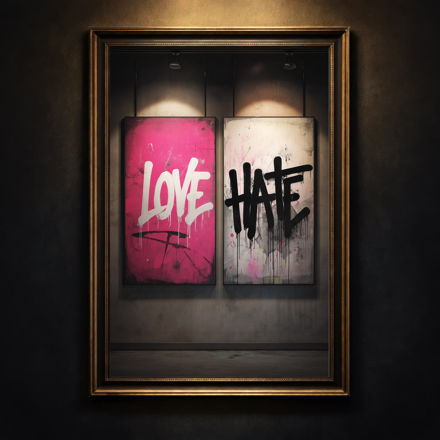 The "Fine Line" Diptych | The 'Pick a Side' Edition