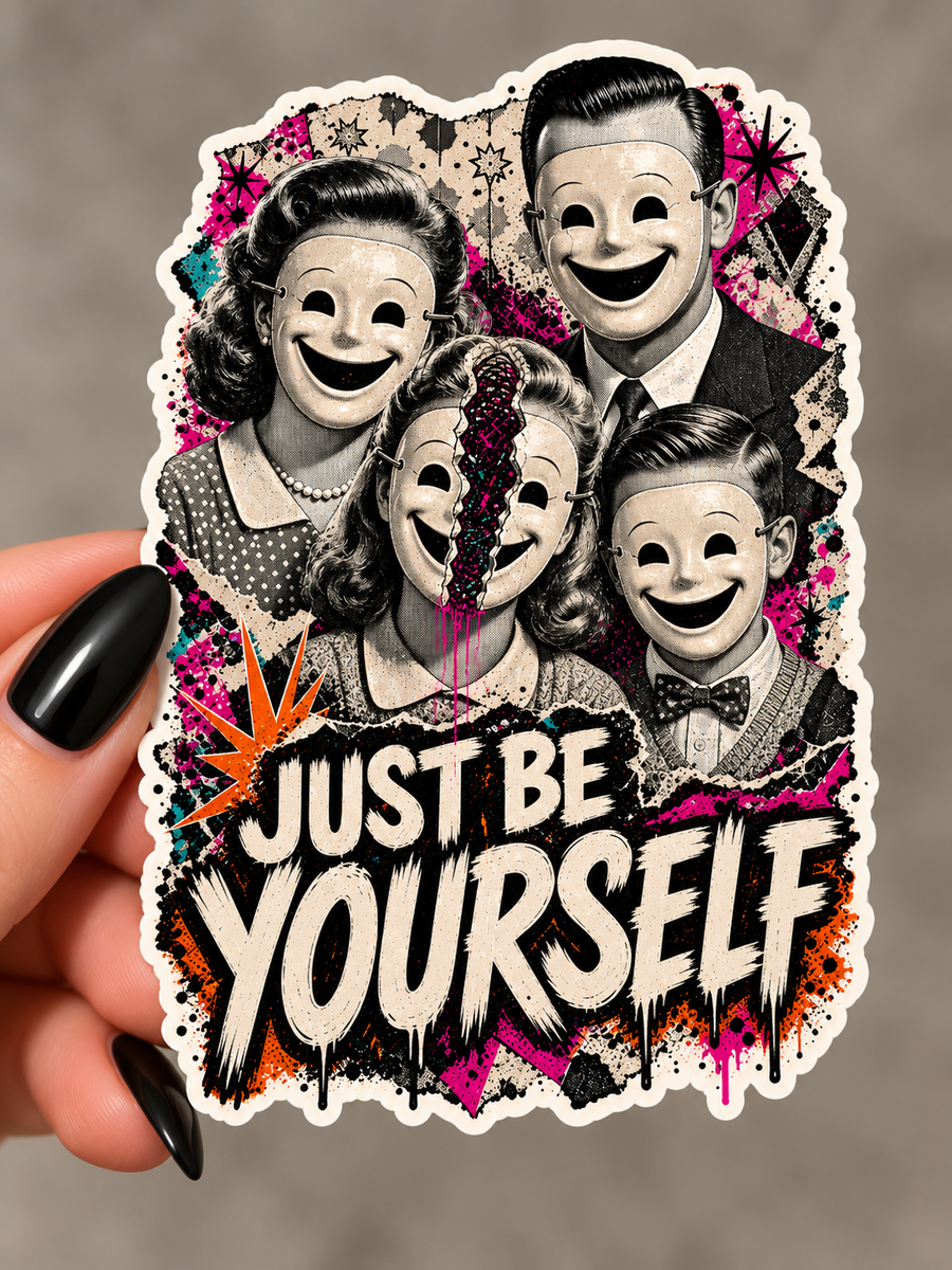 Just Be Yourself Sticker