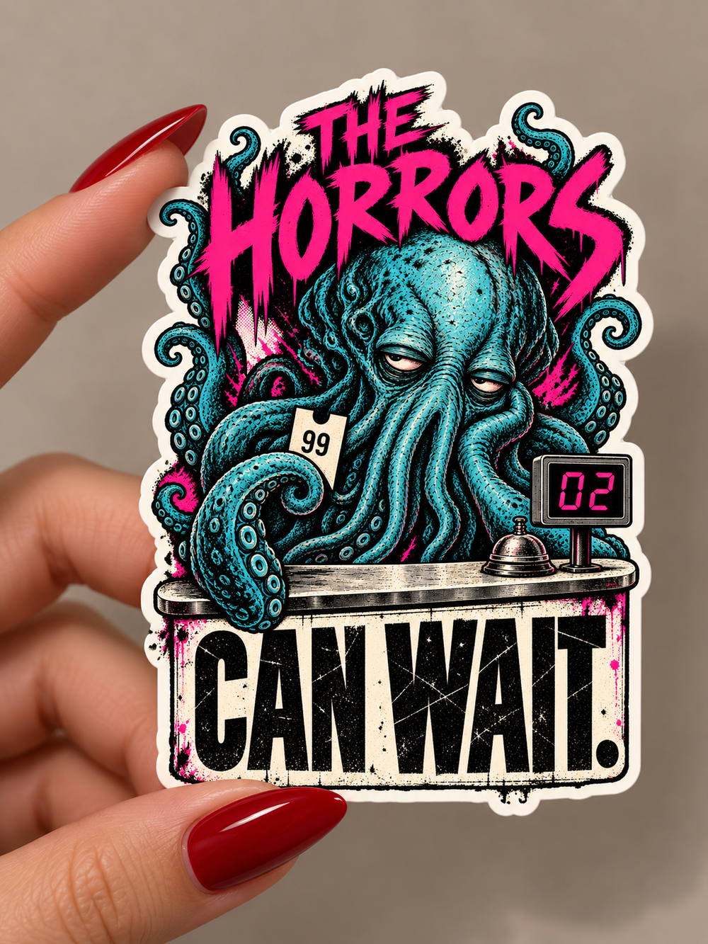 The Horrors Can Wait Sticker