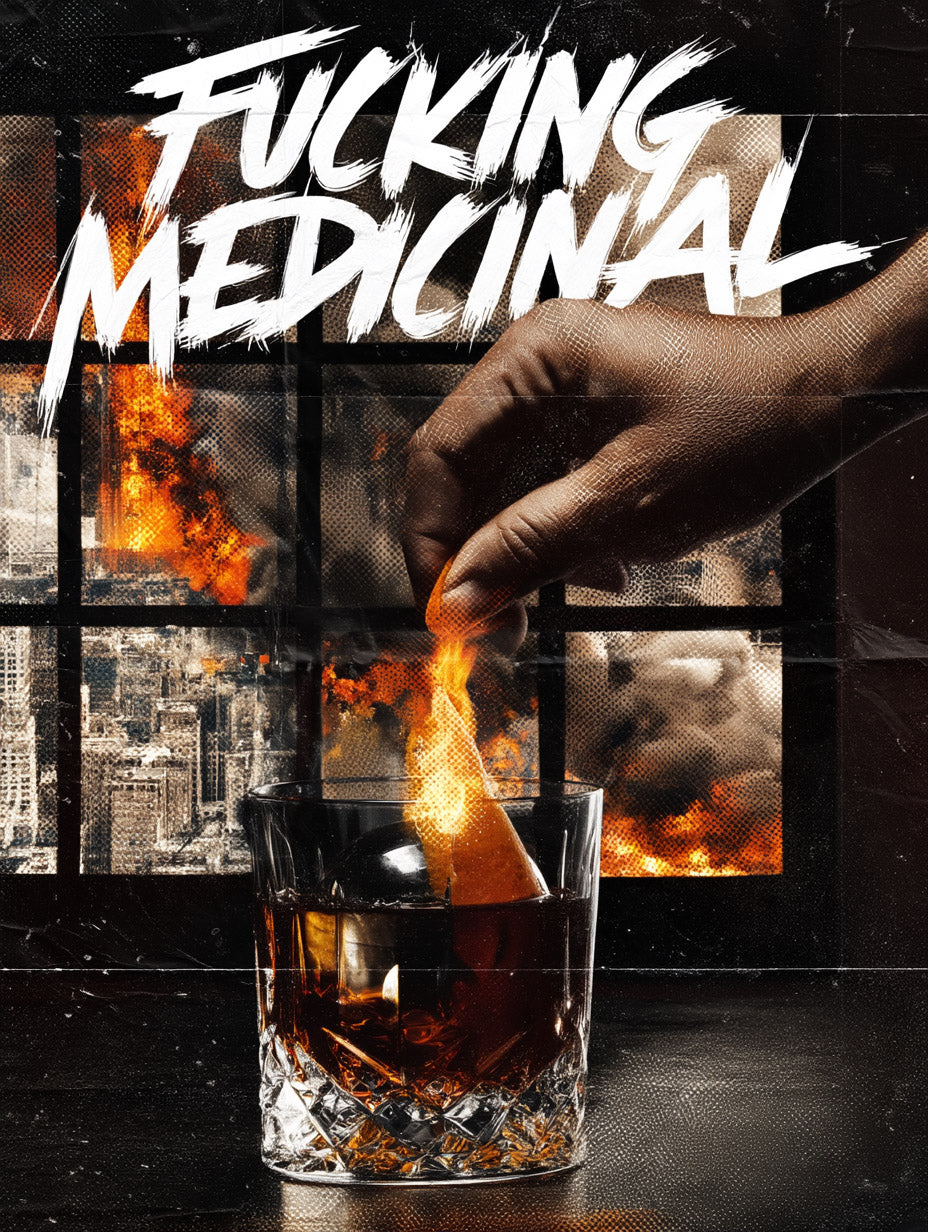 Fucking Medicinal Art Print – Whiskey Bar Wall Art