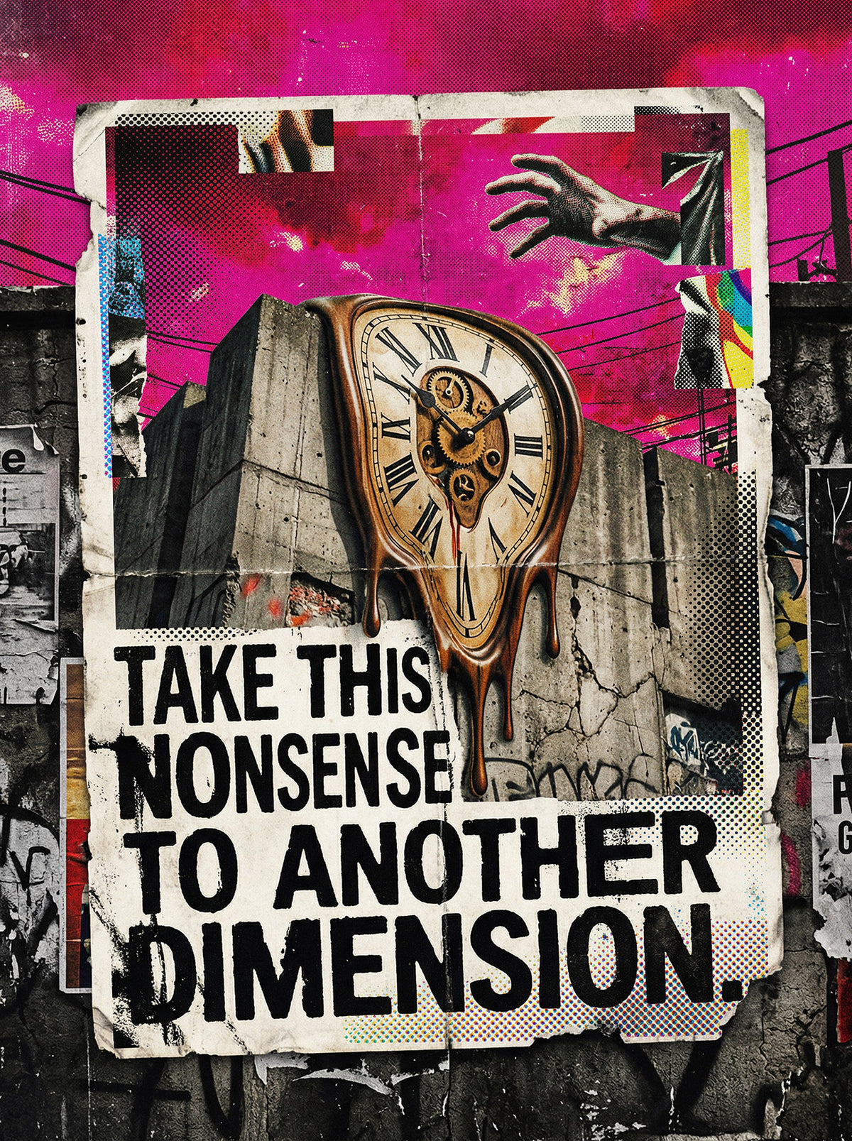 Take This Nonsense to Another Dimension Art Print